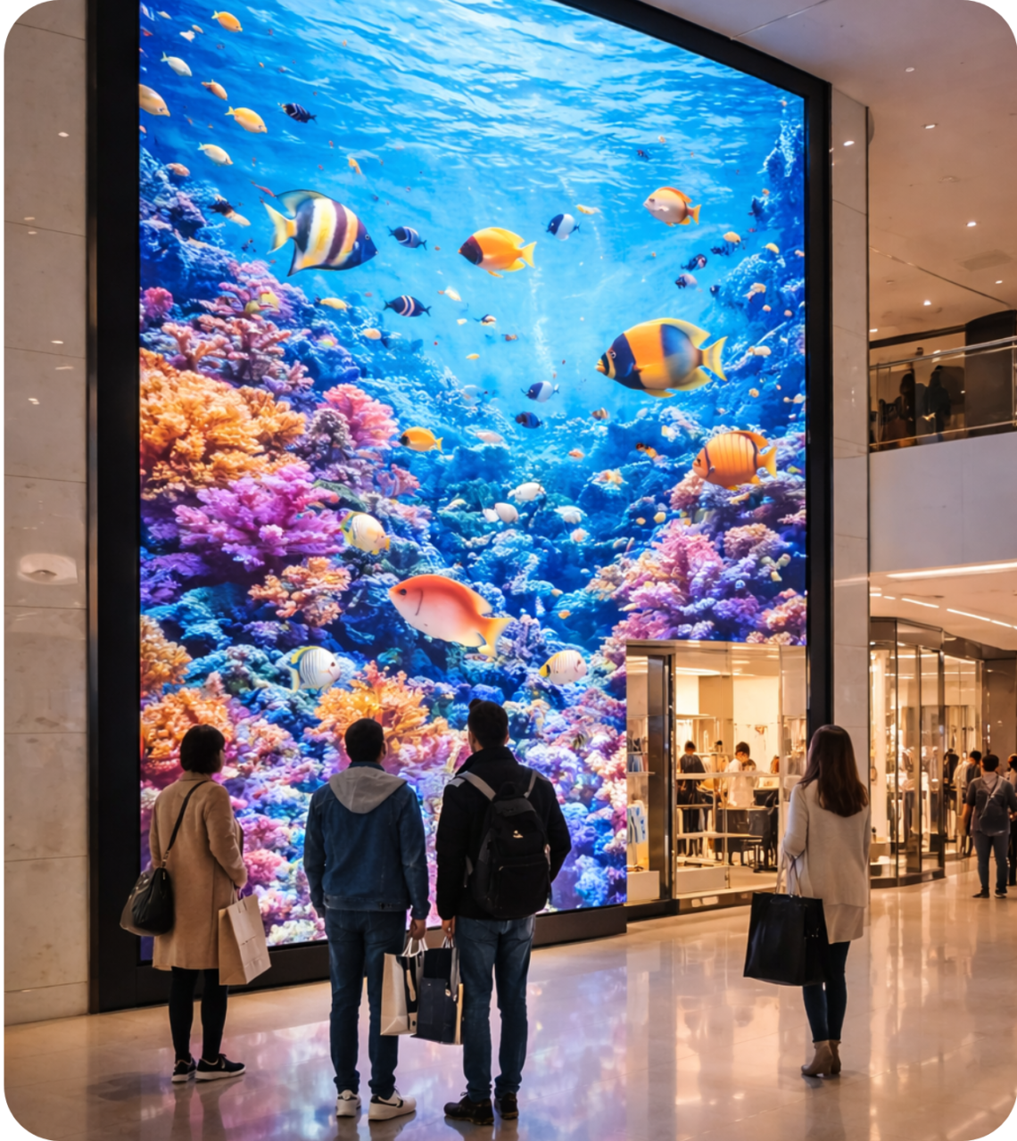 Retail storefront LED
